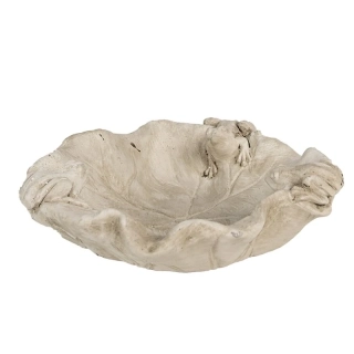 Kameninové pítko pro ptáčky "Žabička" - 22 cm